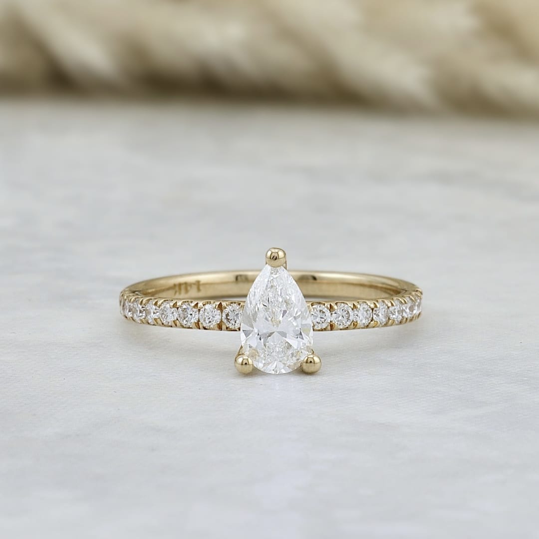 Mathieu Blanchard Bagues Bague Éclat Diamant Poire