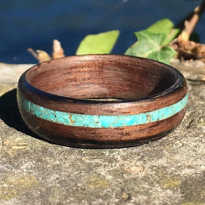 Atelier du bon bouleau Bagues Bague en bois personnalisée