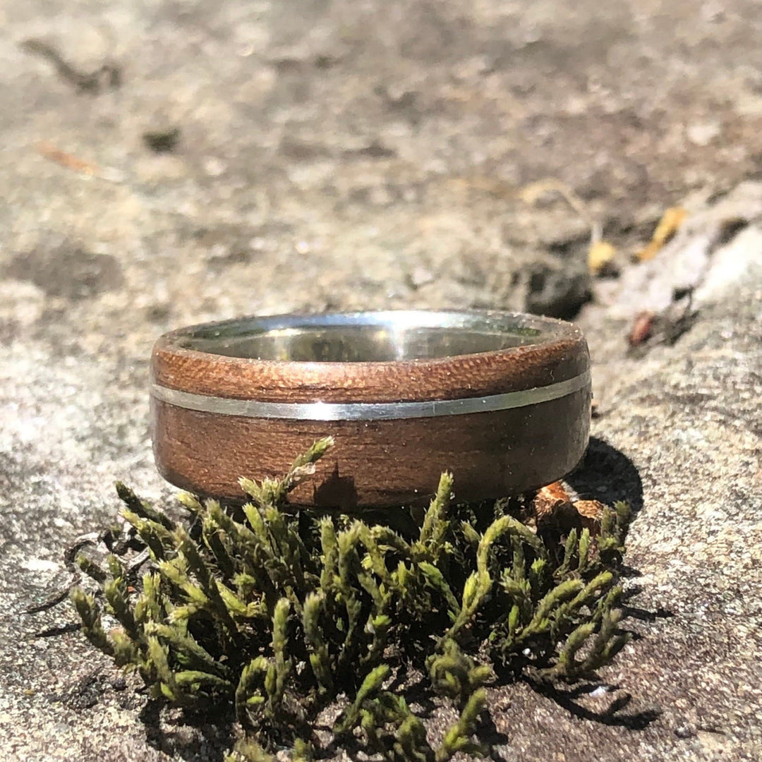 Atelier du bon bouleau Bagues Bague en bois personnalisée