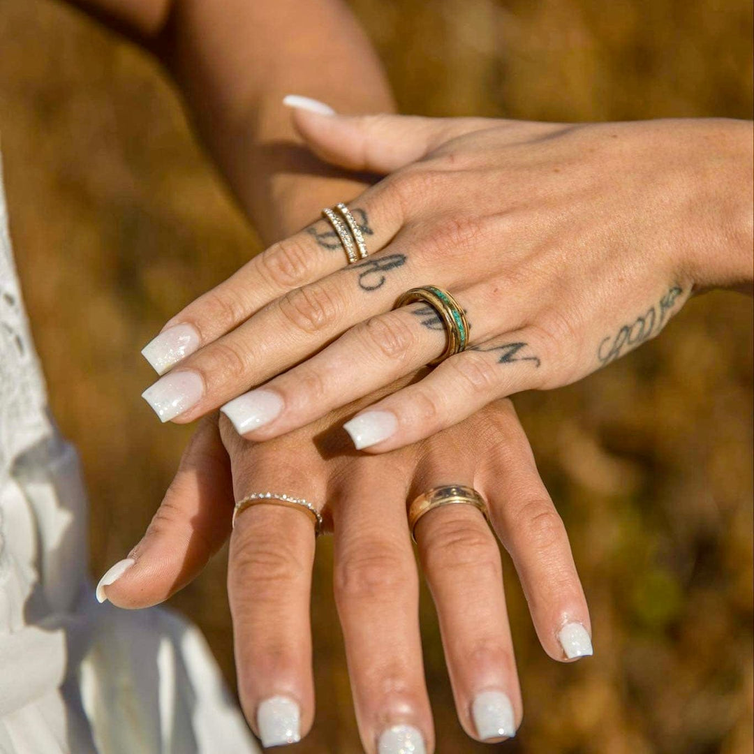 Bague en bois personnalisée