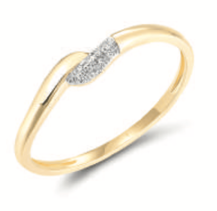 - Bagues Bague en or 10K et diamants