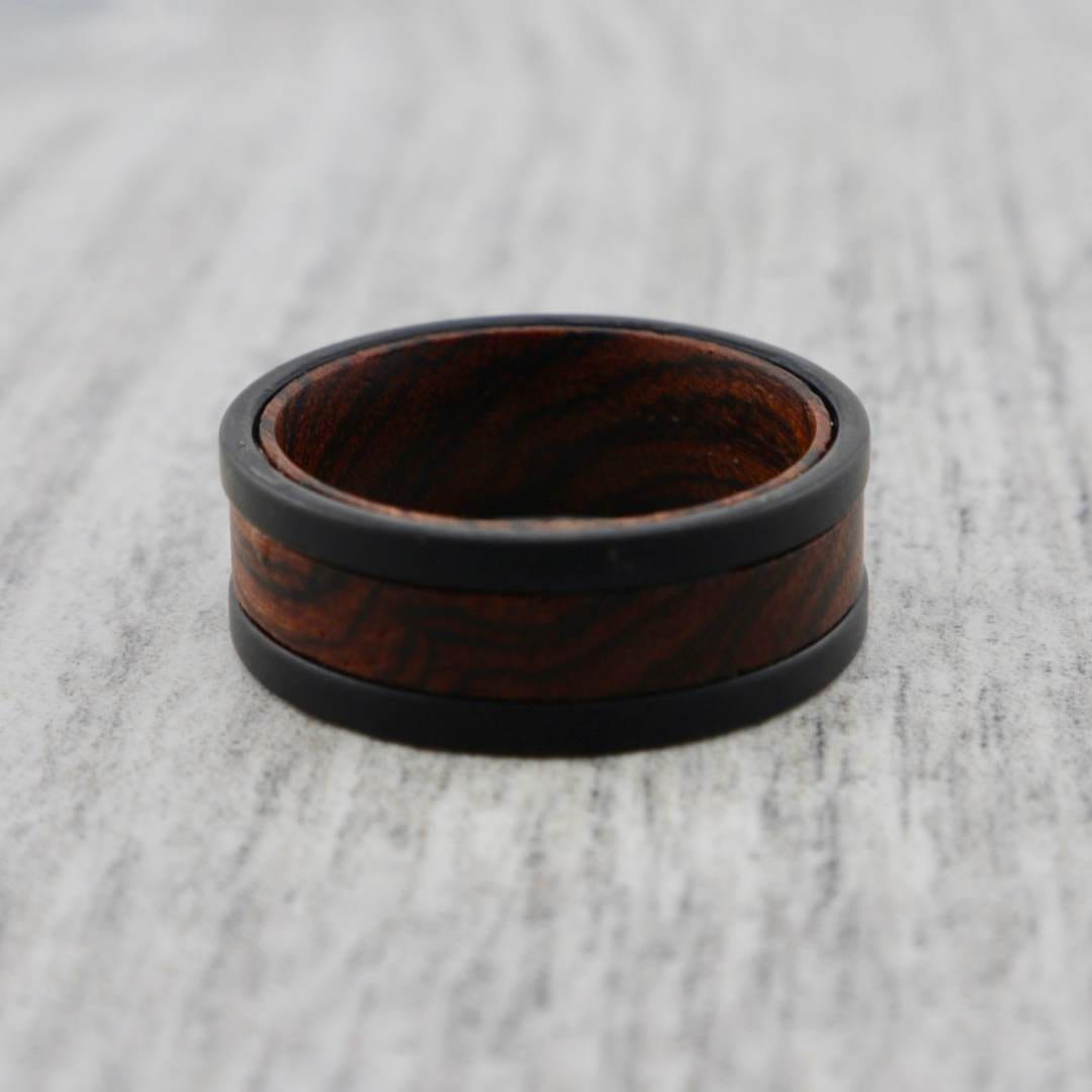 【新品未使用】8SUEDE - RING WOOD BANGLE M Pure Hands Spunky Tropical Wooden Bangles Handmade Sisso Wooden