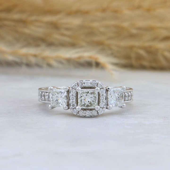 Bague ensemble d&