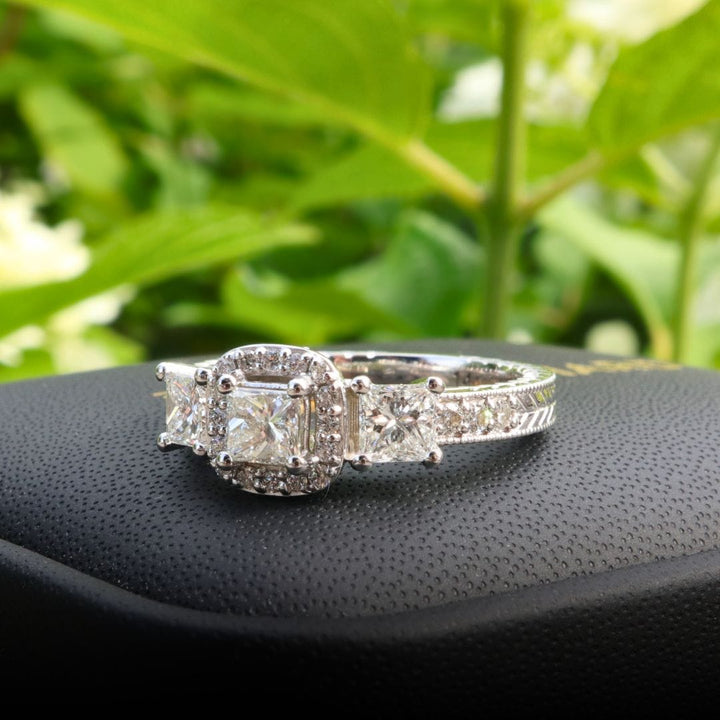 Bague ensemble d&