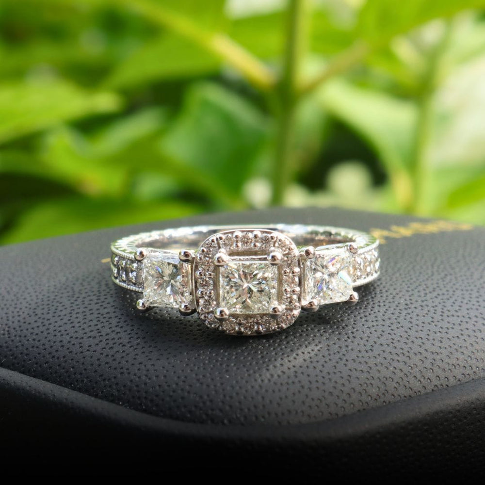 Bague ensemble d'alliances Héritage Diamants Mathieu Blanchard Bagues  Bague de Fiançailles Diamant Sur Mesure Art Deco | Mathieu Blanchard Mathieu Blanchard Joaillerie