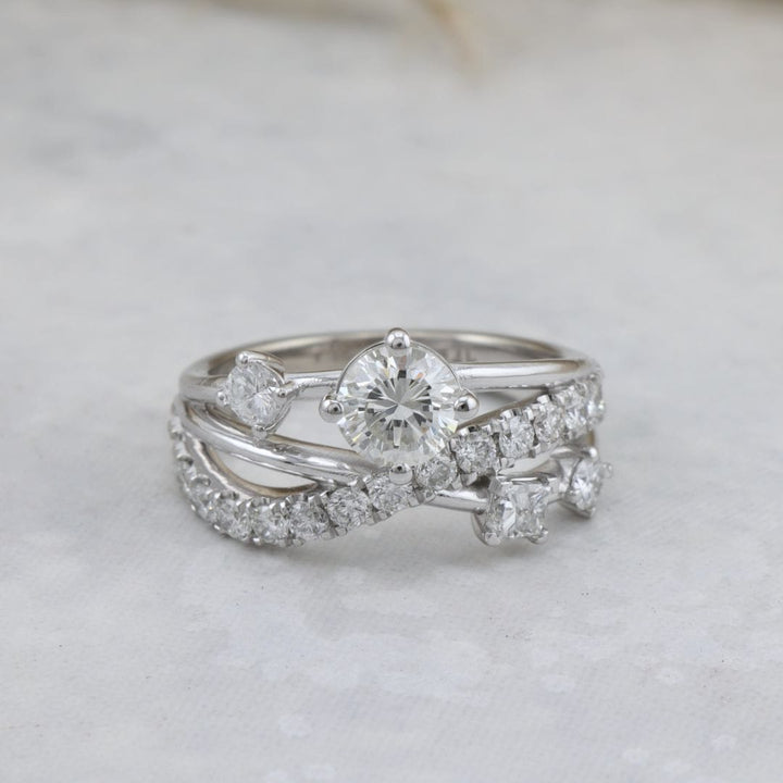 Mathieu Blanchard Bagues Bague Entrelacé - Diamants