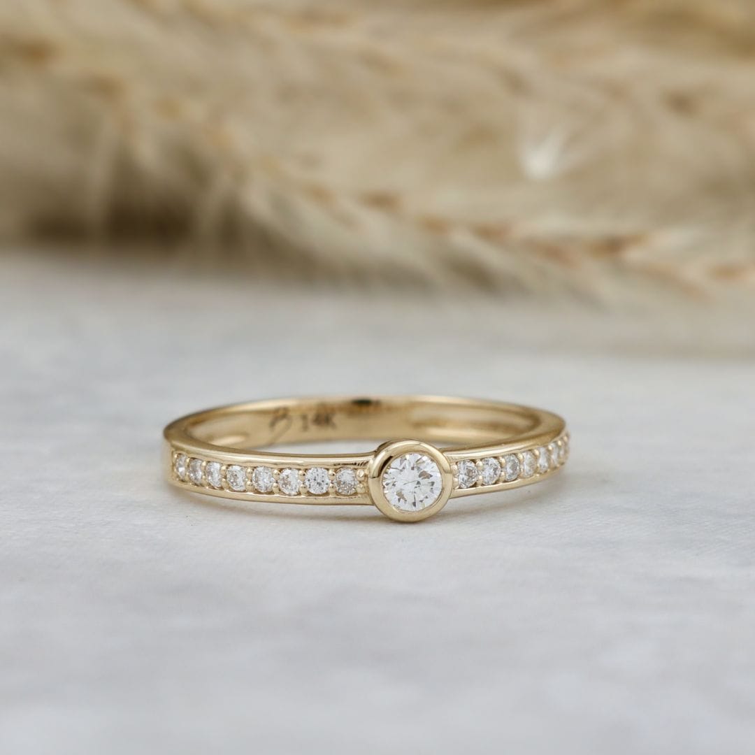 Mathieu Blanchard Bagues Bague Épure Pavé Diamants