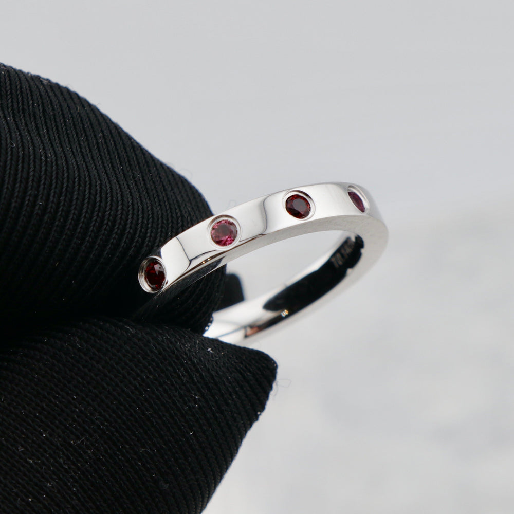 Bague Famille Mathieu Blanchard Bagues Bague Famille Grenat et Tourmaline Rose | Mathieu Blanchard Mathieu Blanchard Joaillerie