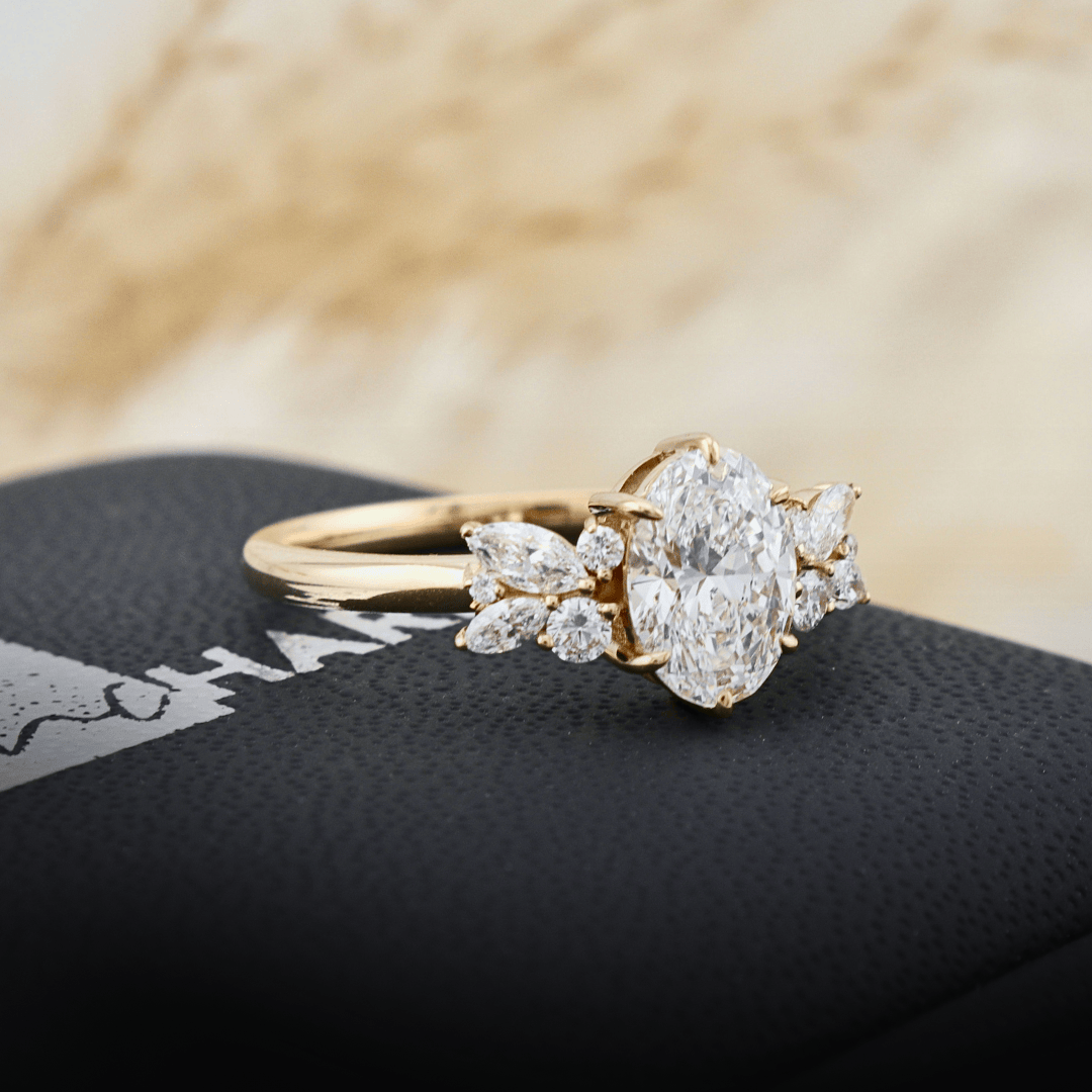 Mathieu Blanchard Bagues Bague Fancy or 14K -18K ou platine et diamants