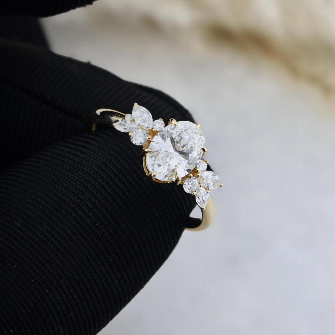 Mathieu Blanchard Bagues Bague Fancy or 14K -18K ou platine et diamants