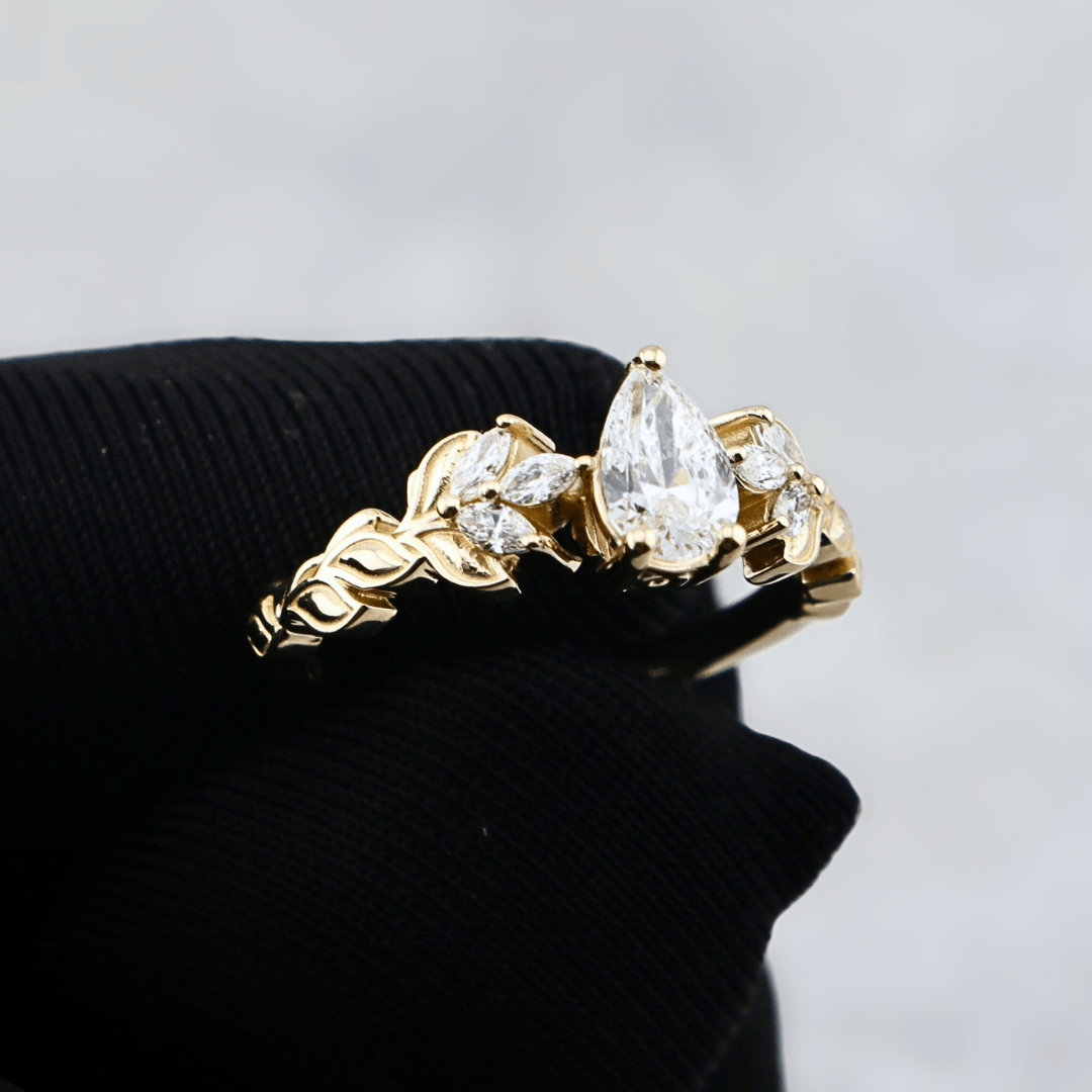 Mathieu Blanchard Bagues Bague Florale en or 14K -18K ou platine et diamants