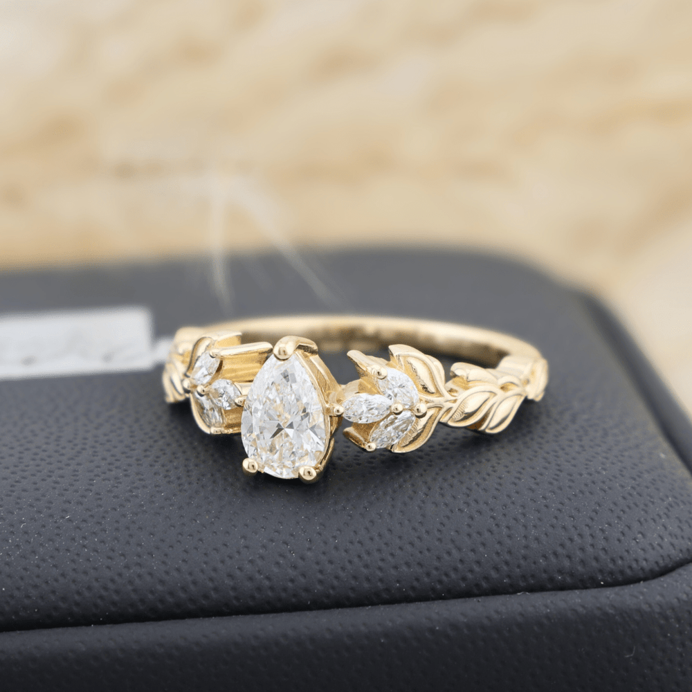 Mathieu Blanchard Bagues Bague Florale en or 14K -18K ou platine et diamants