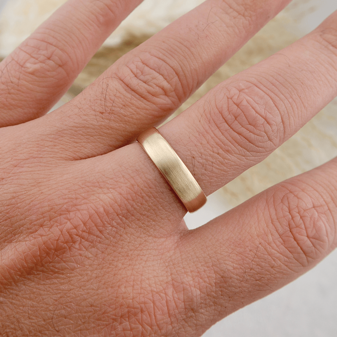 Mathieu Blanchard Bagues Bague jonc Classique en or 10K