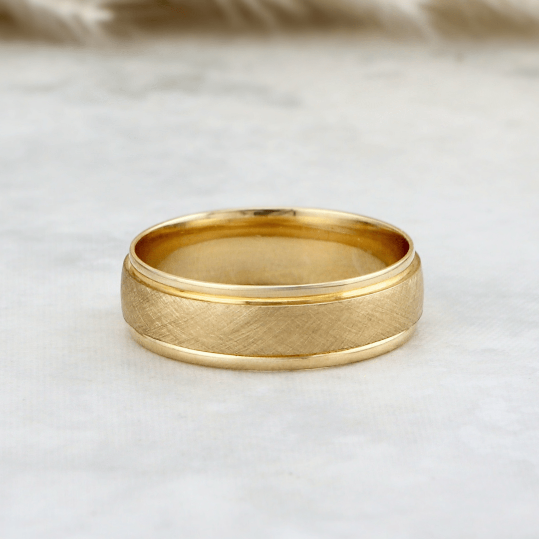 Mathieu Blanchard Bagues Bague jonc Florentine en or 10K