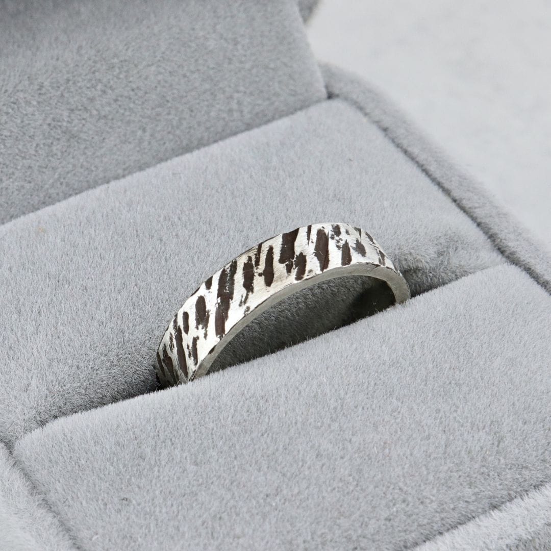 Mathieu Blanchard Bagues Bague jonc L’écorché en argent sterling