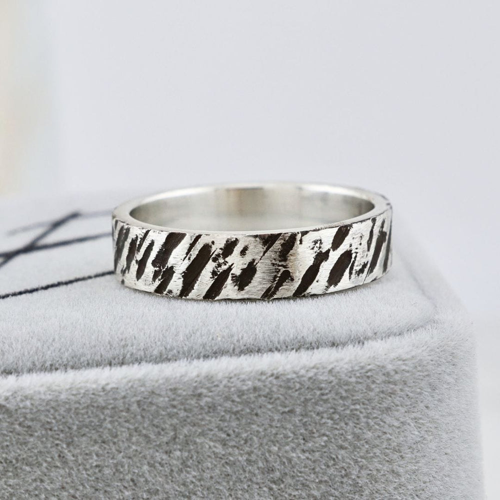 Mathieu Blanchard Bagues Bague jonc L’écorché en argent sterling