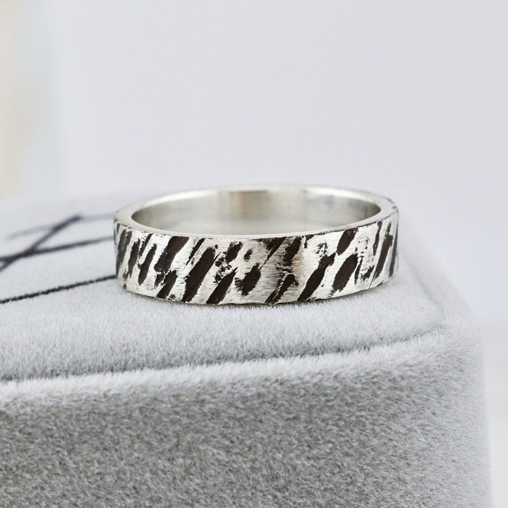 Mathieu Blanchard Bagues Bague jonc L’écorché en argent sterling