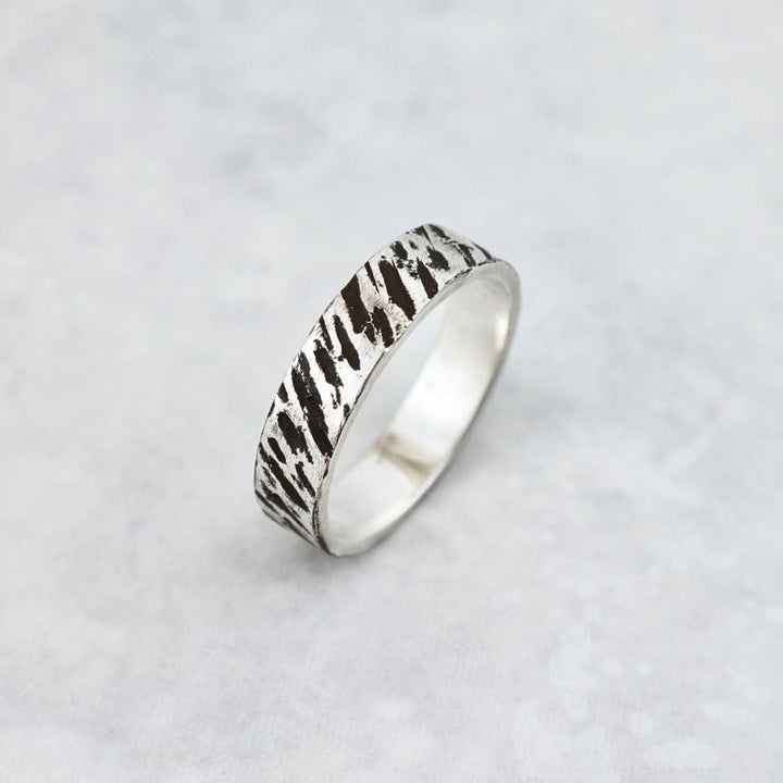 Mathieu Blanchard Bagues Bague jonc L’écorché en argent sterling
