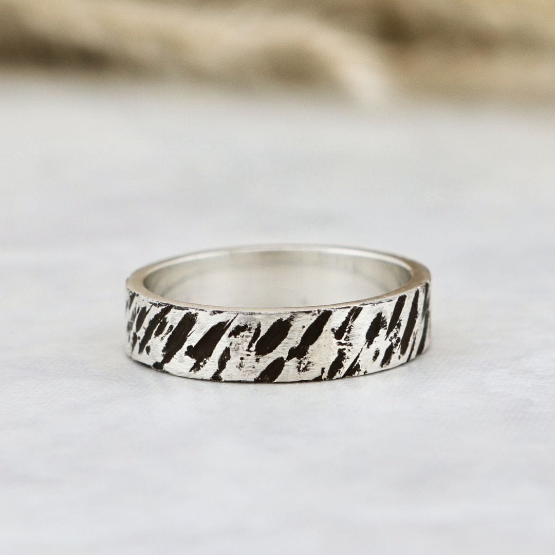 Mathieu Blanchard Bagues Bague jonc L’écorché en argent sterling