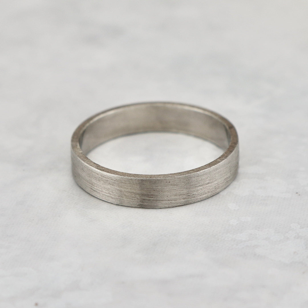 Mathieu Blanchard Bagues Bague jonc Le massif en argent sterling
