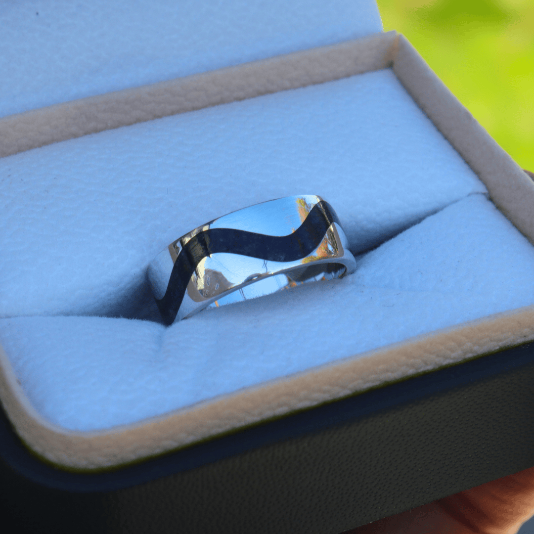 Mathieu Blanchard Bague jonc Vague