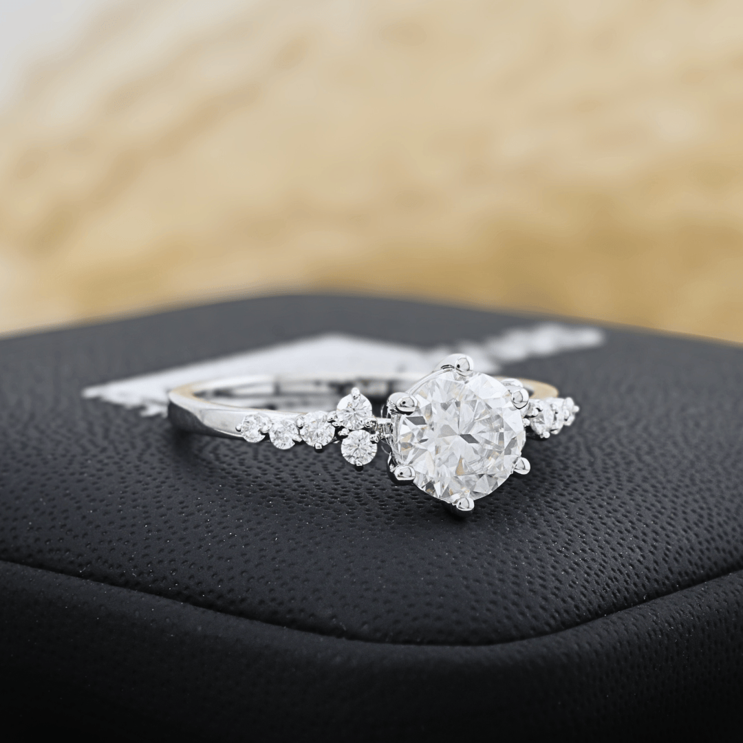 Bague Nimbus Mathieu Blanchard Bagues Bague de fiançailles sur mesure — Centrale 1ct | Mathieu Blanchard Mathieu Blanchard Joaillerie
