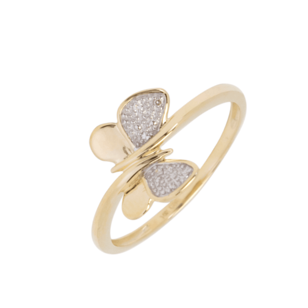 - Bagues Bague Papillon en or 10K et diamants