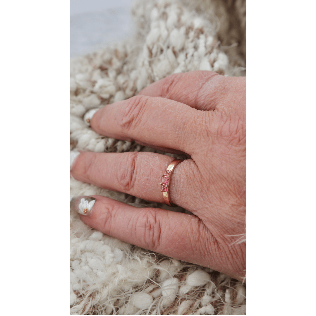 Mathieu Blanchard Bagues Bague Princesse en or 14K et topaze