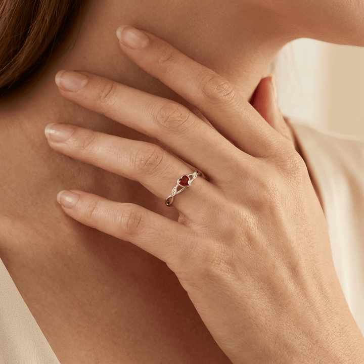 Mathieu Blanchard Bagues Bague Rubis Coeur