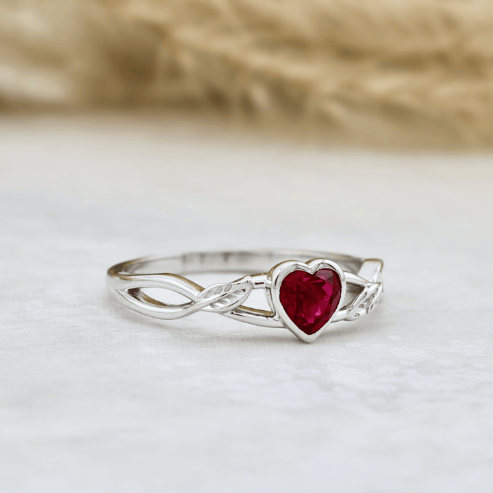 Mathieu Blanchard Bagues Bague Rubis Coeur