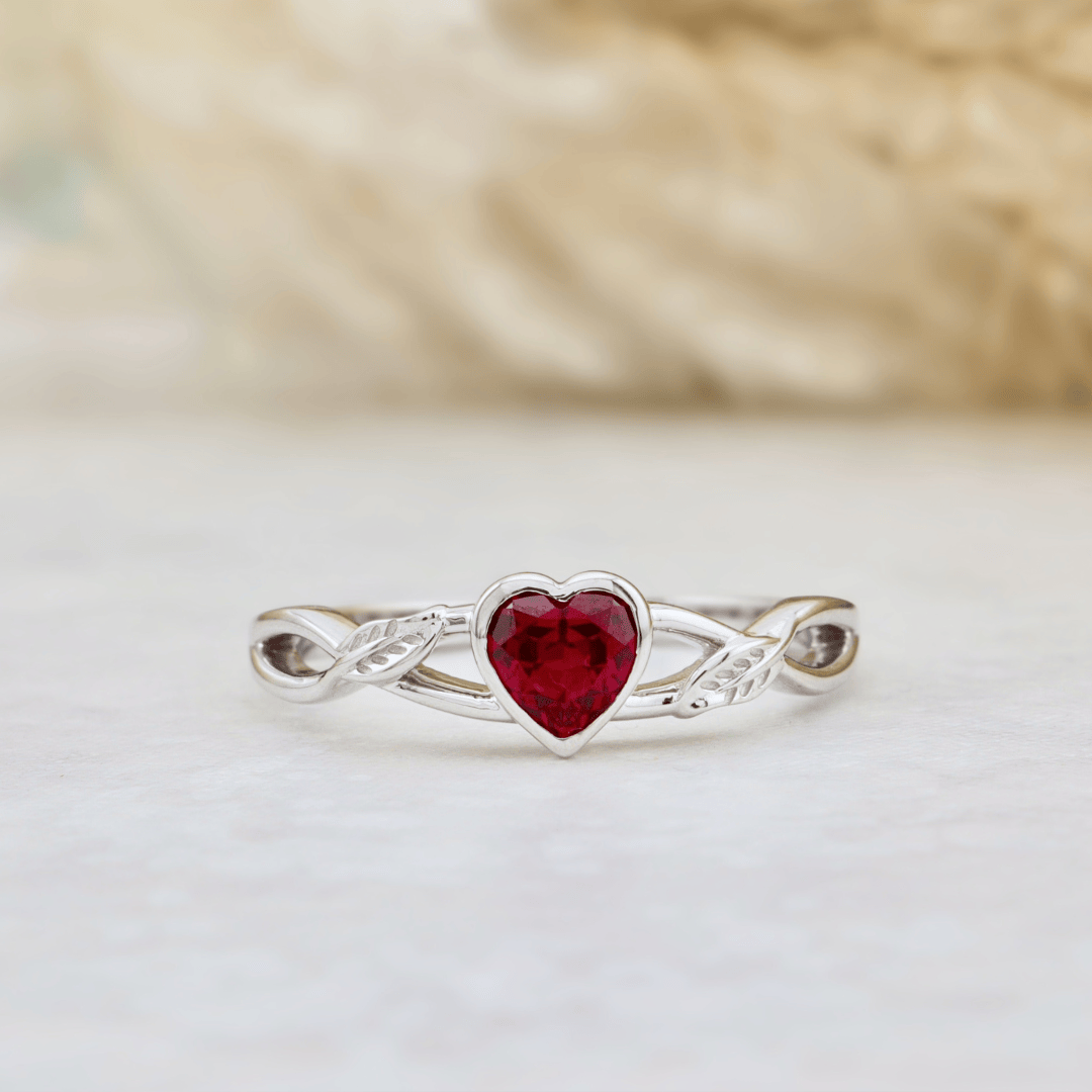 Mathieu Blanchard Bagues Bague Rubis Coeur