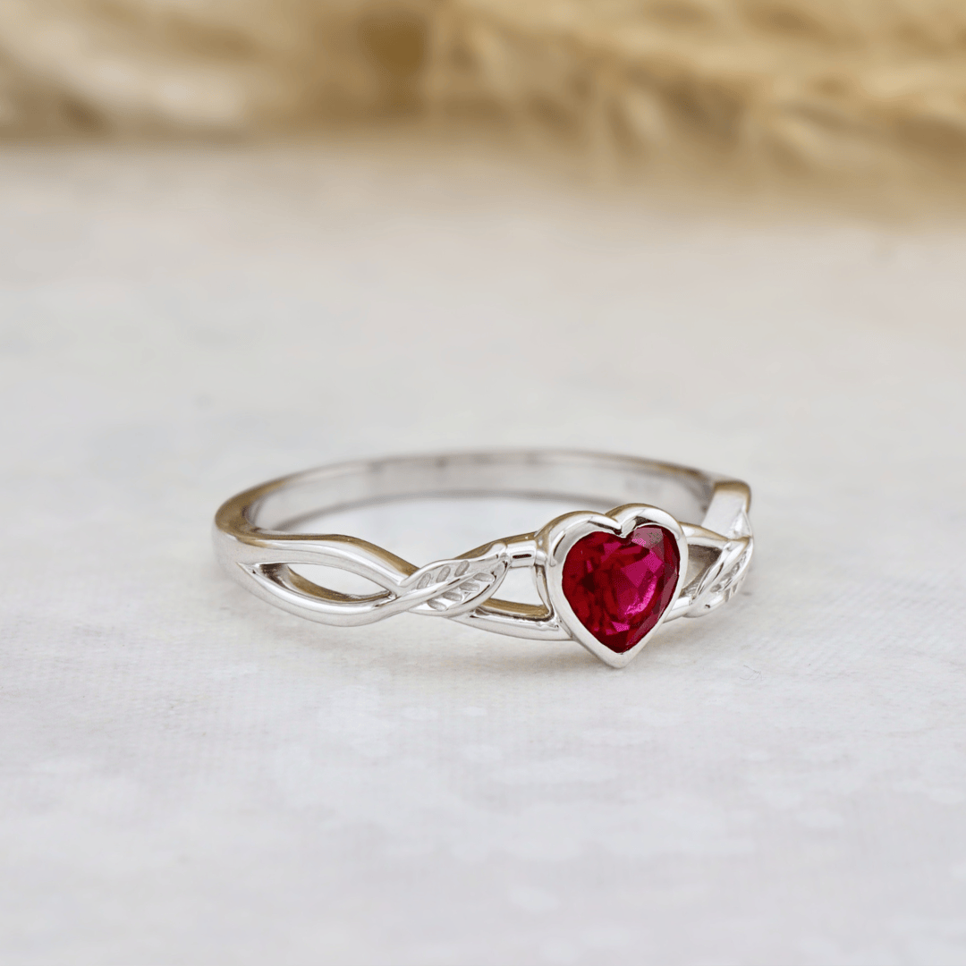 Mathieu Blanchard Bagues Bague Rubis Coeur