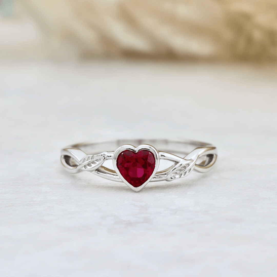 Mathieu Blanchard Bagues Bague Rubis Coeur