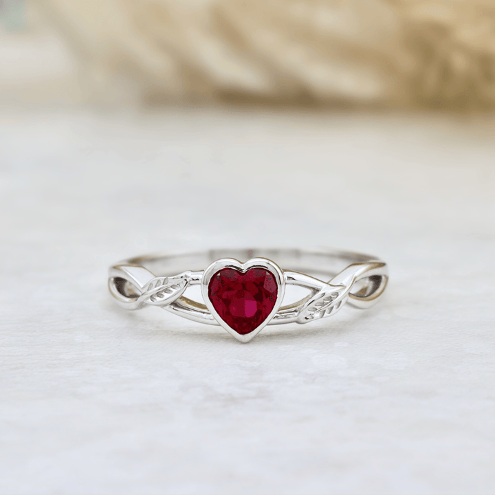 Mathieu Blanchard Bagues Bague Rubis Coeur