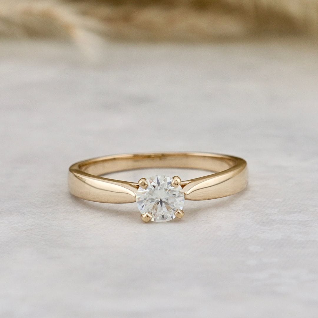 Mathieu Blanchard Bagues Bague solitaire Classique en or 14K -18K et diamant 0,5 ct