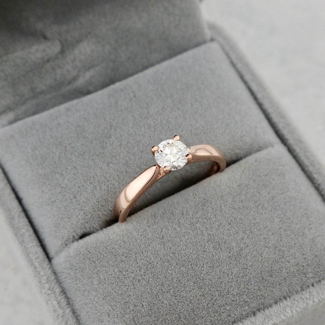 Mathieu Blanchard Bagues Bague solitaire Classique en or 14K et diamant