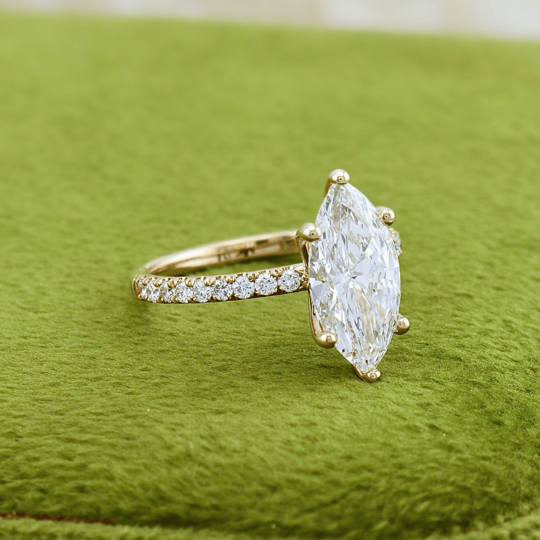 Mathieu Blanchard Bagues Bague solitaire Marquise diamants 2.25 ctw