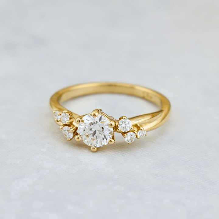 Bague solitaire Torsade et diamant 0,55 ct Mathieu Blanchard Bagues Bague de fiançailles Torsade en diamants | Mathieu Blanchard Mathieu Blanchard Joaillerie