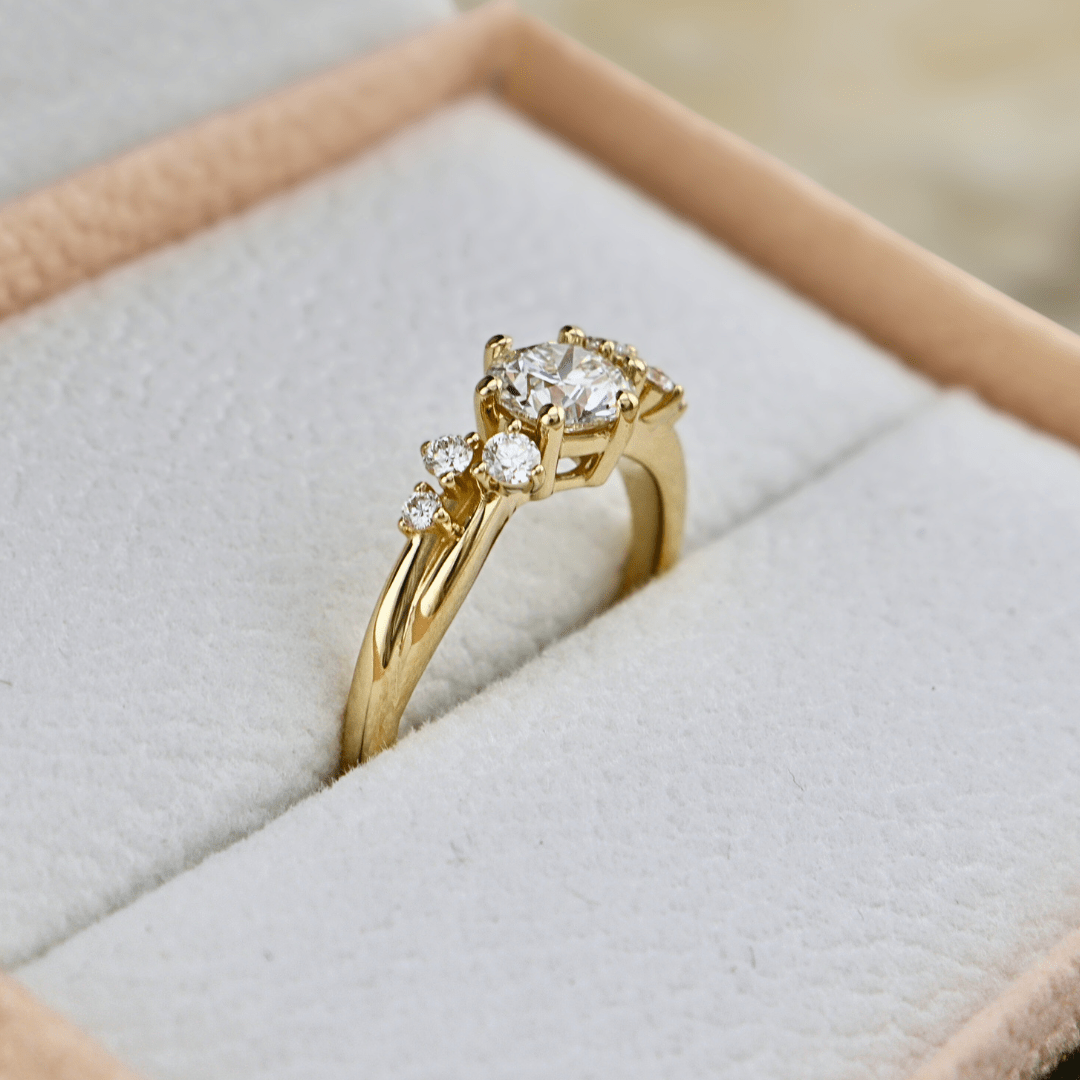 Bague solitaire Torsade et diamant 0,55 ct Mathieu Blanchard Bagues Bague de fiançailles Torsade en diamants | Mathieu Blanchard Mathieu Blanchard Joaillerie
