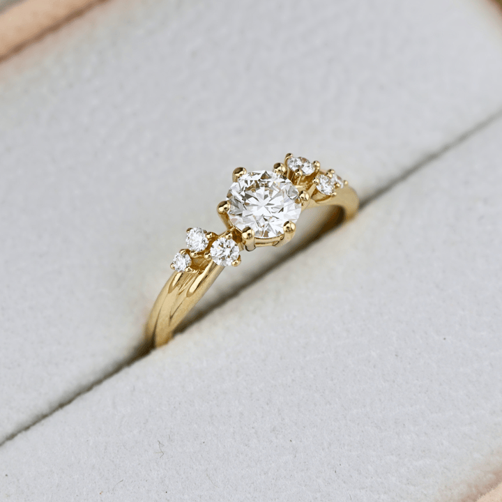 Bague solitaire Torsade et diamant 0,55 ct Mathieu Blanchard Bagues Bague de fiançailles Torsade en diamants | Mathieu Blanchard Mathieu Blanchard Joaillerie
