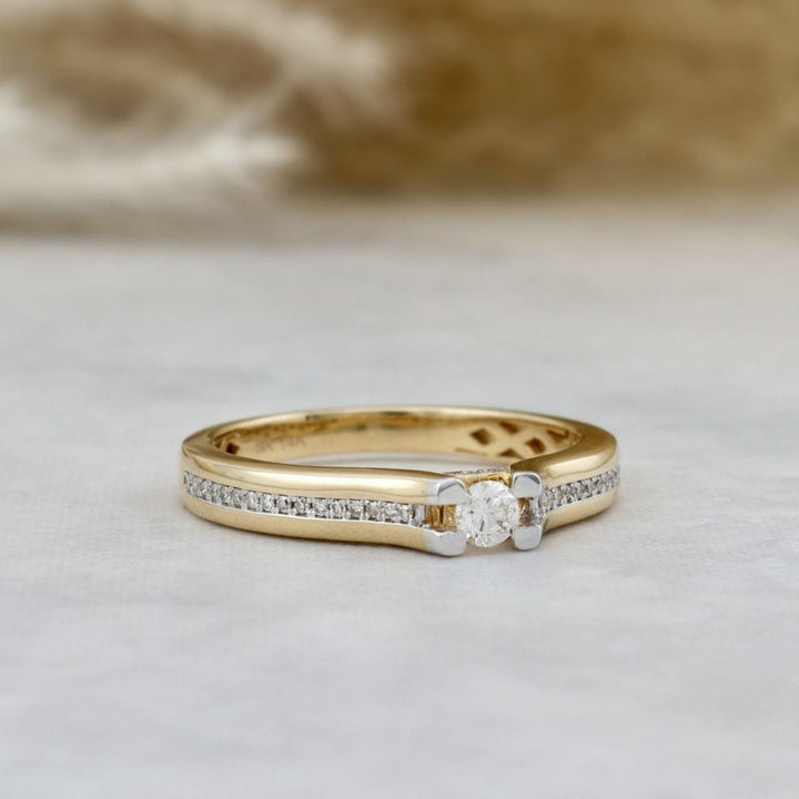 Mathieu Blanchard Bagues Bague Suspension — Halo caché et diamants d’accent