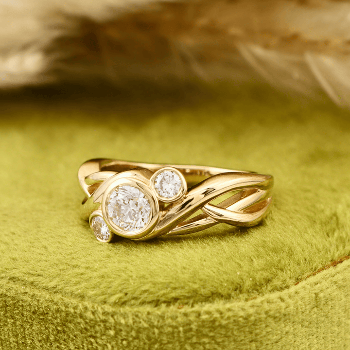 Bague Torsade Diamants Mathieu Blanchard Bagues Bague Torsade diamants naturel | Mathieu Blanchard Mathieu Blanchard Joaillerie