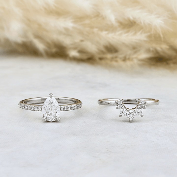 Mathieu Blanchard Bagues Bagues Ensemble d'alliances Apothéose en or 14K - 18K ou platine et diamants