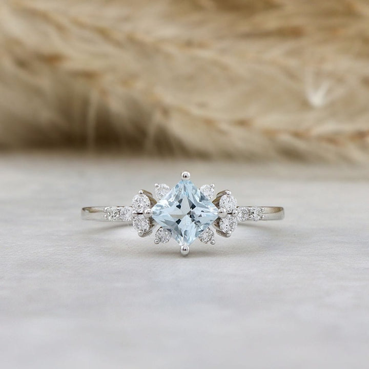 Mathieu Blanchard Bagues Bagues Princesse Topaze et Diamant