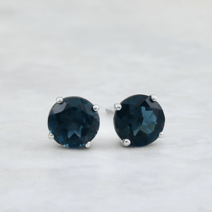 Mathieu Blanchard Boucles d'oreilles Boucles d’oreilles Classiques Topaze Bleu London