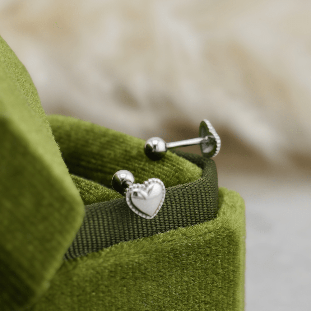 Mathieu Blanchard Boucles d'oreilles Boucles d'oreilles Coeurs en argent sterling