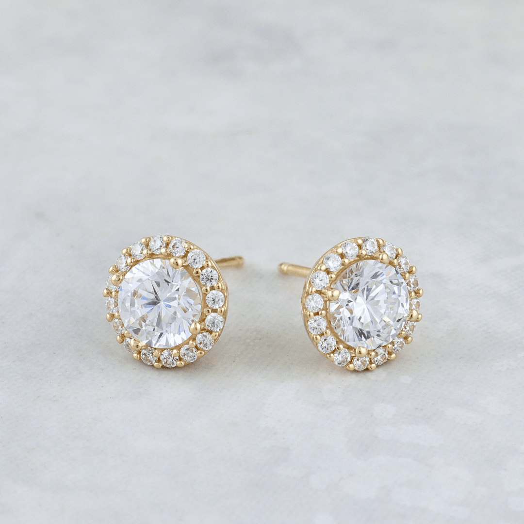 - Boucles d'oreilles Boucles d'oreilles Éclat en or 10K
