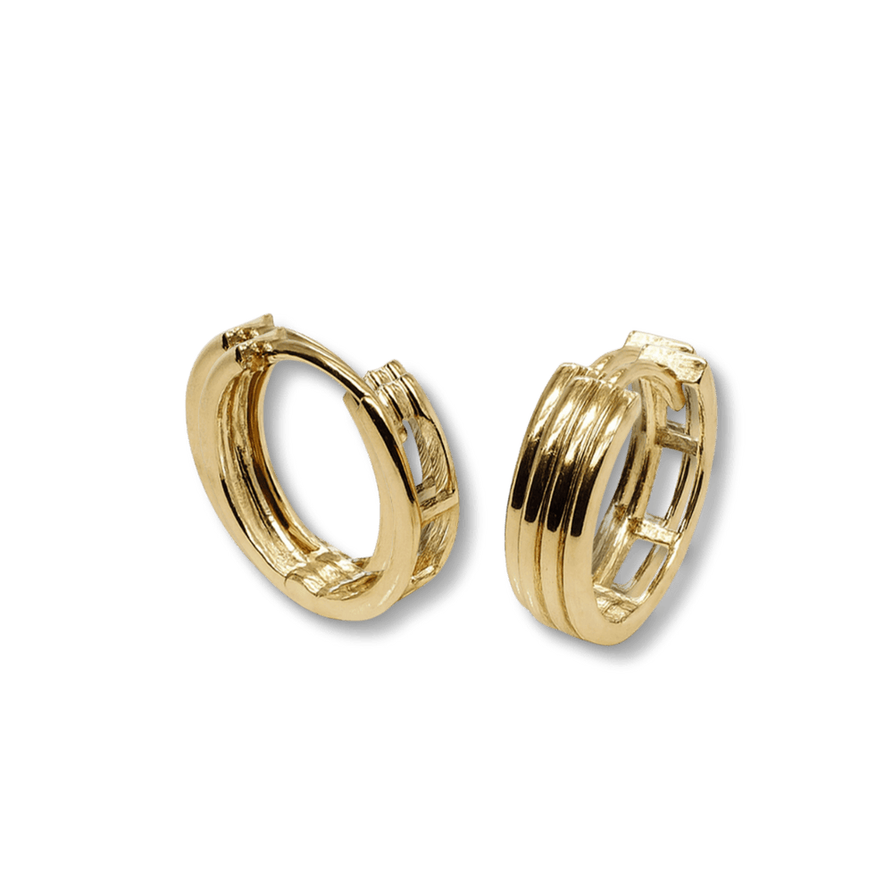 - Boucles d'oreilles Boucles d'oreilles huggies Fusion - Or 10K