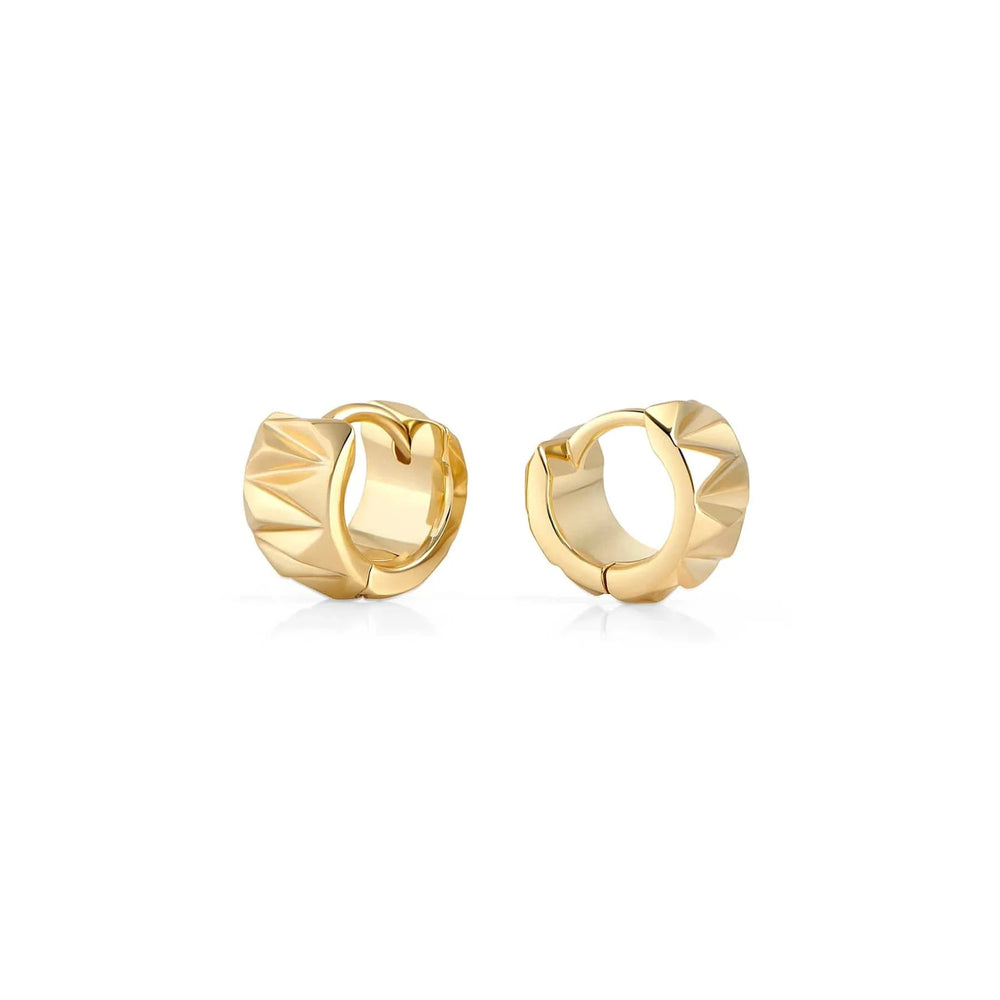 Mia Bijoux Boucles d'oreilles Doré Boucles d'oreilles Huggies Naomi en acier
