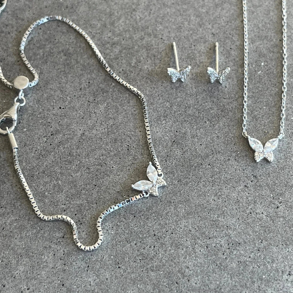 Caroline Néron Boucles d'oreilles L'Envolée en argent sterling